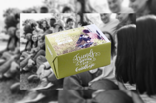 LIFE SOAP BAR (FRIENDS BECOME OUR CHOSEN FAMILY) French Pear Fragrance