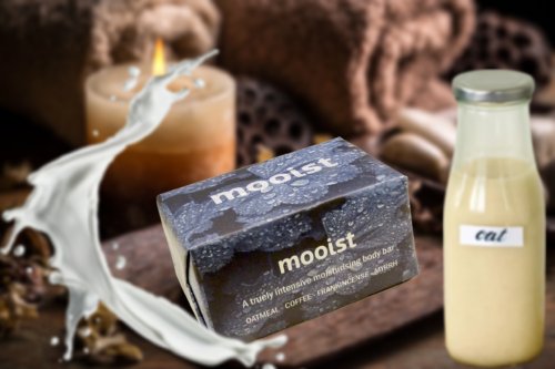 MOOIST OATMEAL COFFEE ALMOND MILK SOAP BAR