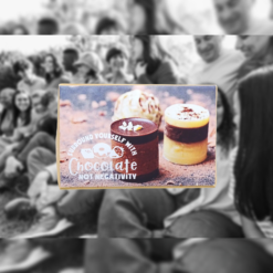 LIFE SOAP BAR (SURROUND YOURSELF WITH CHOCOLATE NOT NEGATIVITY) French Pear Fragrance