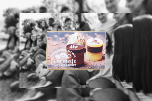 LIFE SOAP BAR (SURROUND YOURSELF WITH CHOCOLATE NOT NEGATIVITY) French Pear Fragrance