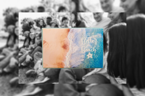 LIFE SOAP BAR (LIFE IS BETTER AT THE BEACH) French Pear Fragrance