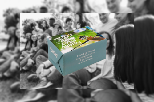 LIFE SOAP BAR (FISHING STORY LOADING PLEASE WAIT) French Pear Fragrance - Image 3