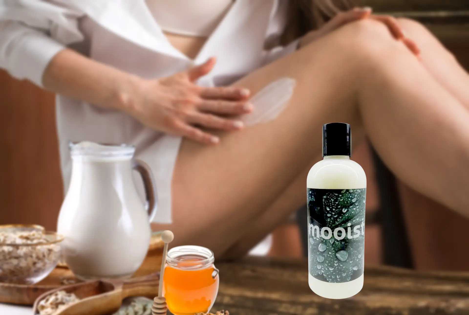MOOIST BODY LOTION OATMEAL MILK HONEY