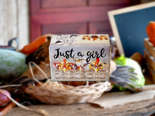 JUST A GIRL WHO LOVES CHICKENS (Coconut Lime Fragrance)