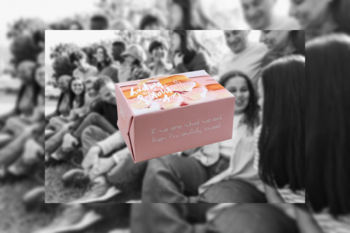 LIFE SOAP BAR (CAKE MAKES ME HAPPY) French Pear Fragrance - Image 3
