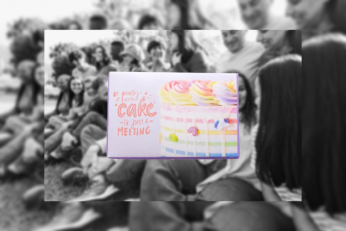 LIFE SOAP BAR (A PARTY WITHOUT CAKE IS JUST MEETING) French Pear Fragrance