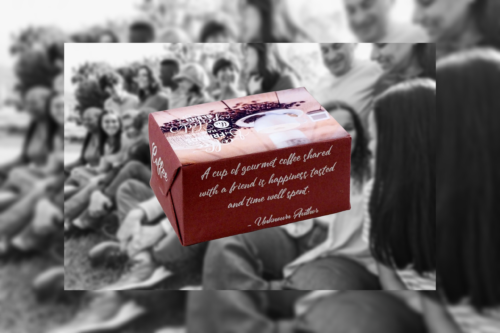 LIFE SOAP BAR (COFFEE & FRIENDS MAKE THE PERFECT BLEND) French Pear Fragrance - Image 2