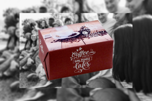 LIFE SOAP BAR (COFFEE & FRIENDS MAKE THE PERFECT BLEND) French Pear Fragrance - Image 3
