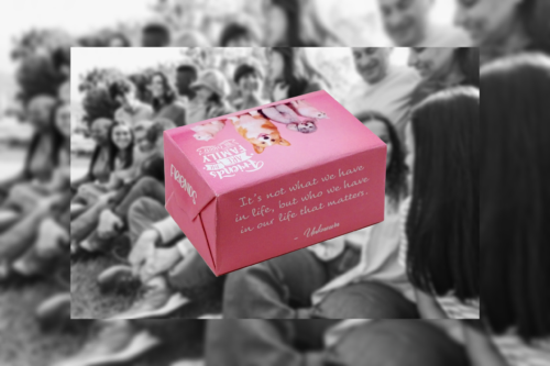 LIFE SOAP BAR (FRIENDS ARE THE FAMILY WE CHOOSE) French Pear Fragrance