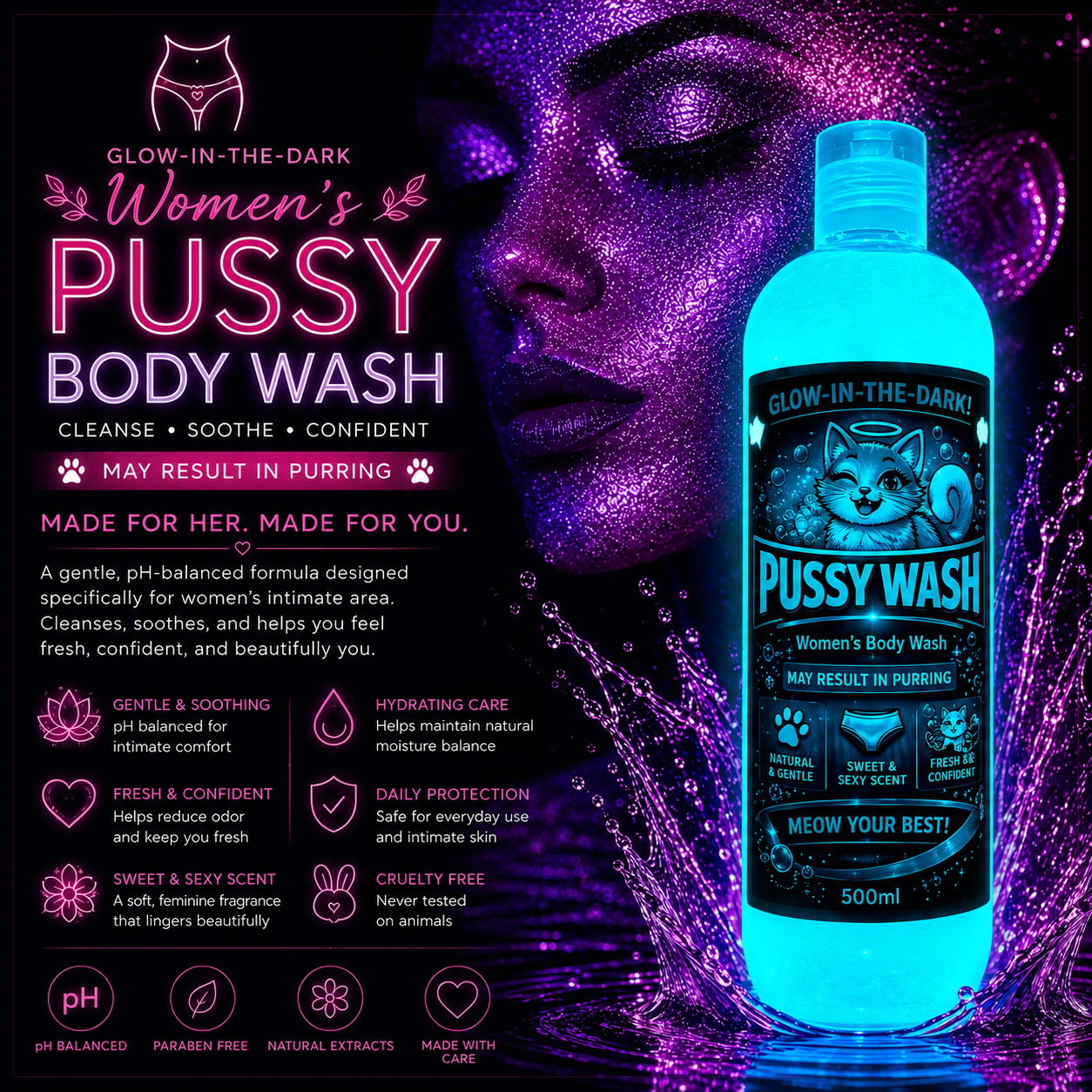 Glowing BodyWash Range